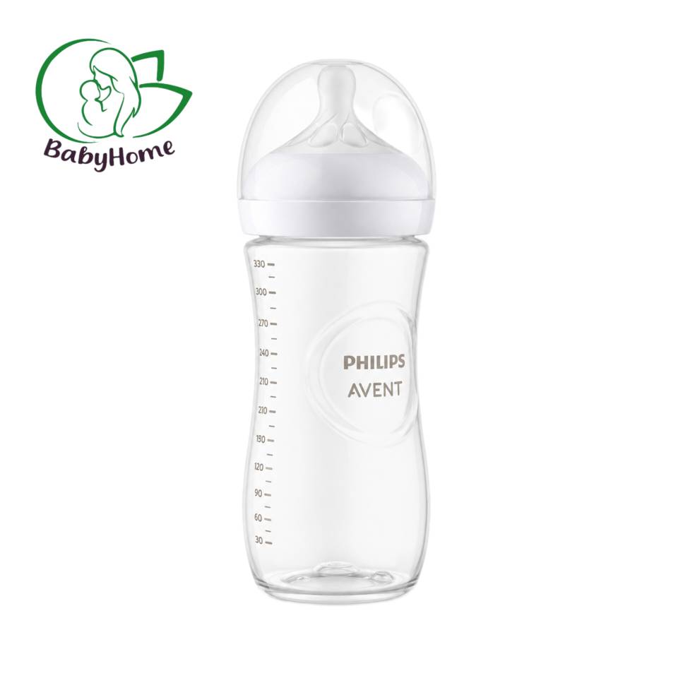 شیشه شیر نچرال طلقی 330 میلی لیتر فیلیپس اونت «philips avent»