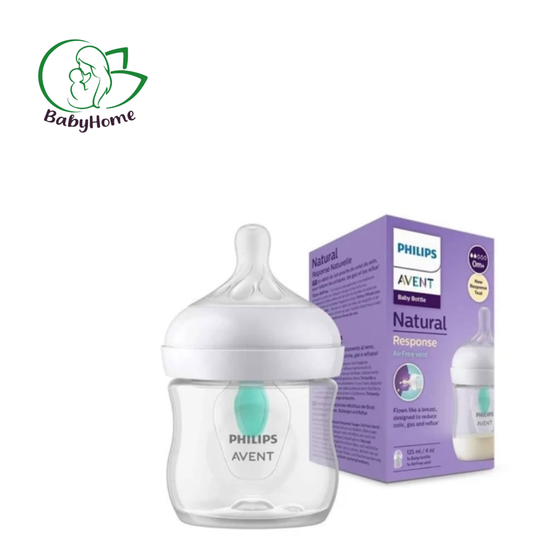 شیشه شیر سوپاپ دار 125 میلی philips avent