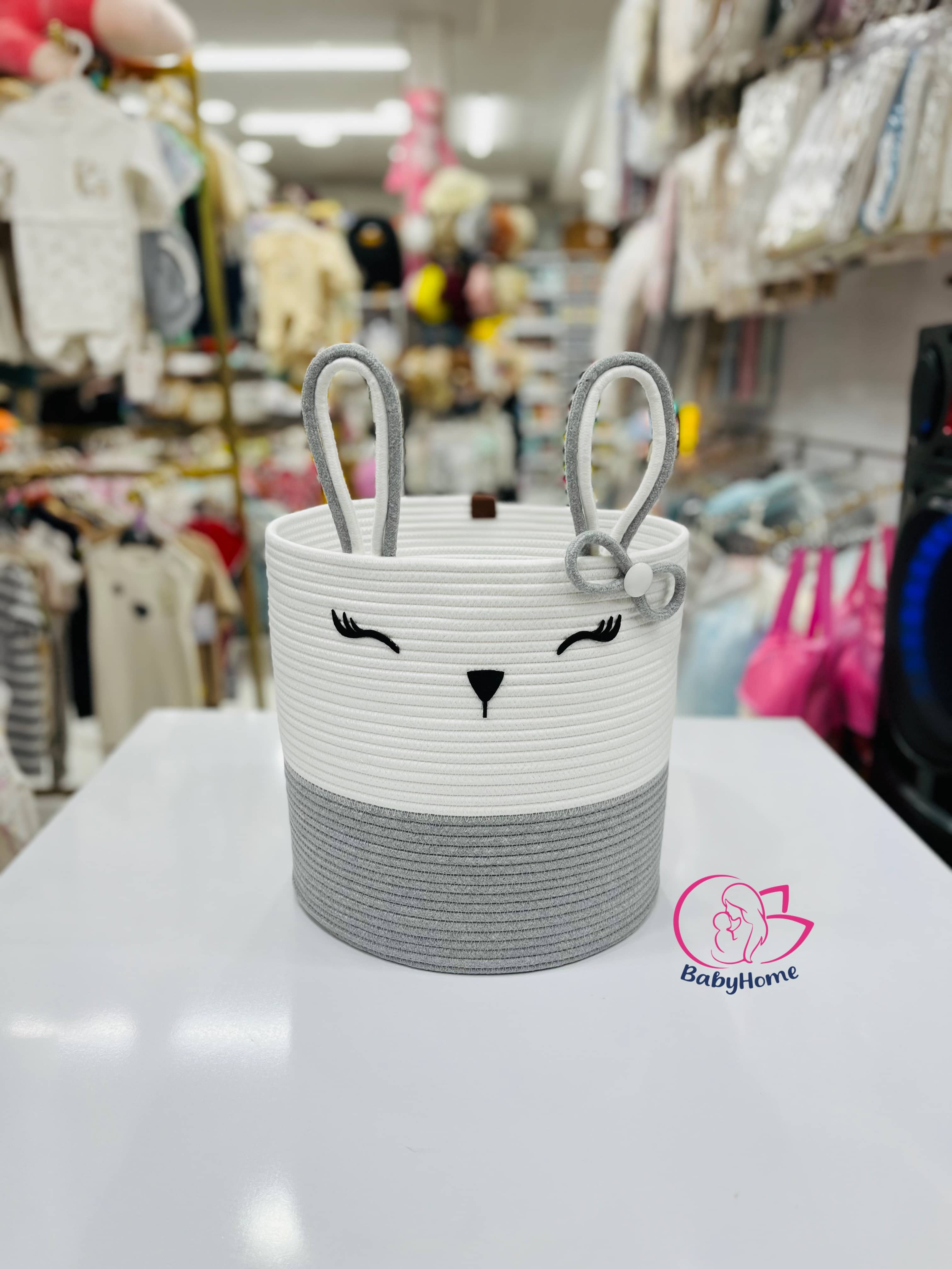 باکس اسباب بازی بدون درب ۳۰*۳۰ ( طرح خرگوش طوسی)