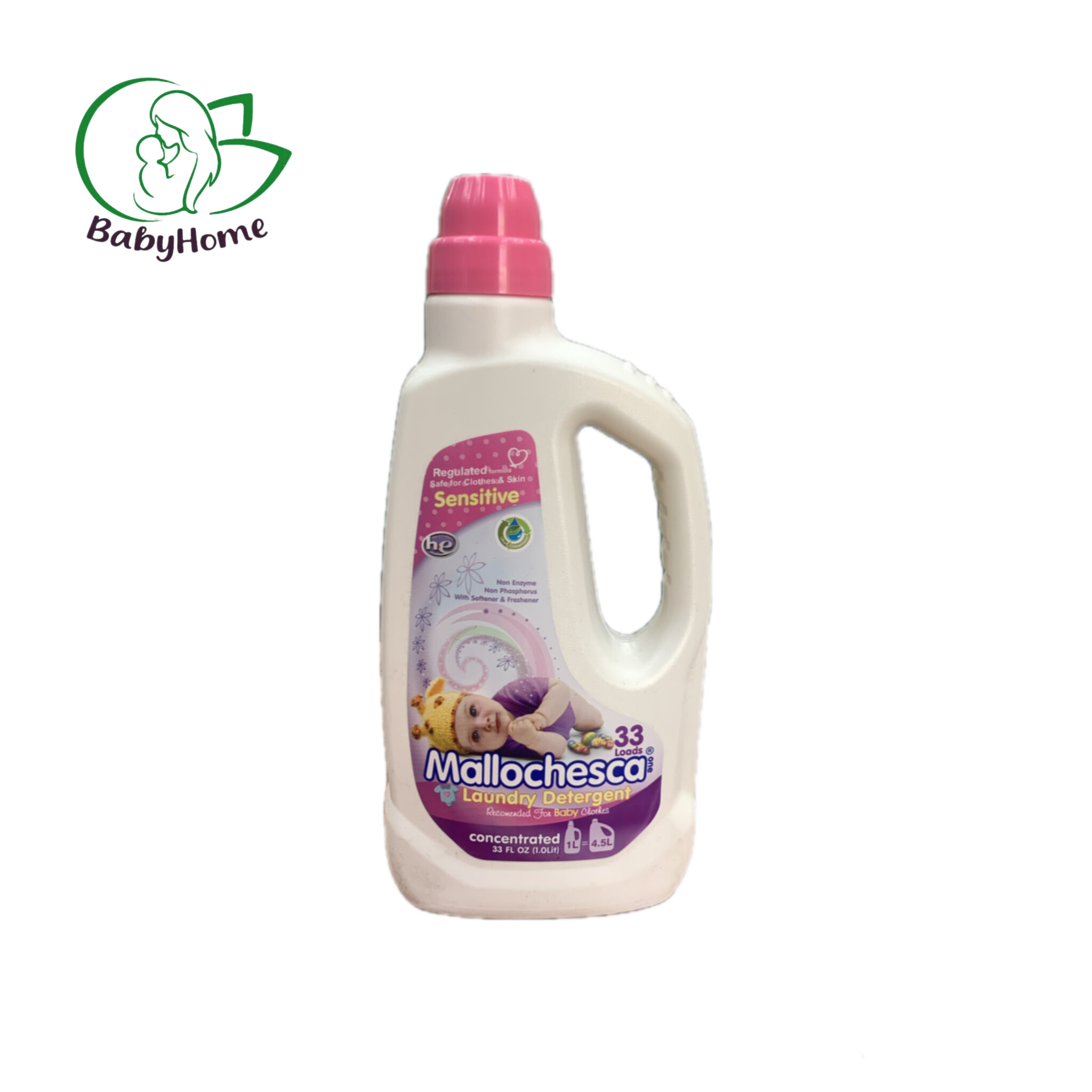 مایع لباسشویی کودکان حساس مالوچسکا ( رنگ صورتی)
